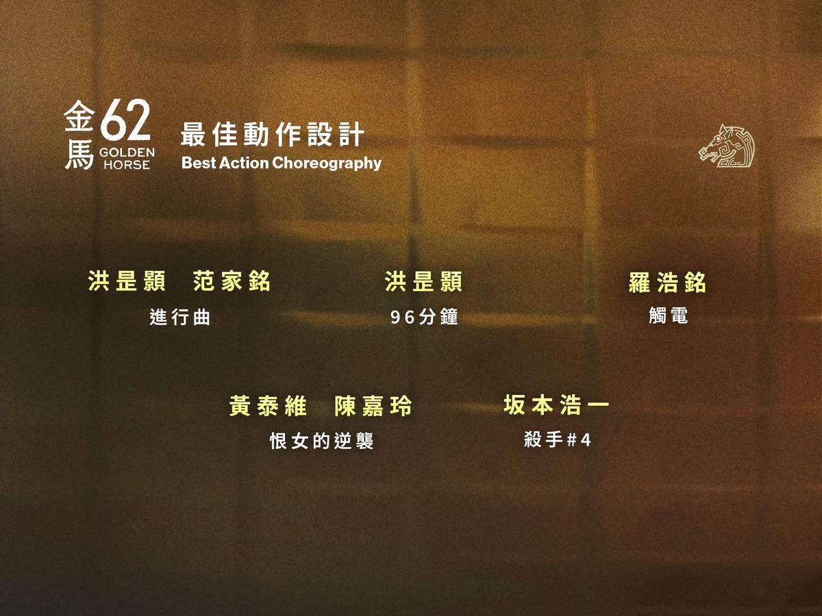 2025年金馬獎第62屆得獎名單,《大濛》拿4獎成最大贏家! - 第2張圖 2025年金馬獎第62屆得獎名單,《大濛》拿4獎成最大贏家!