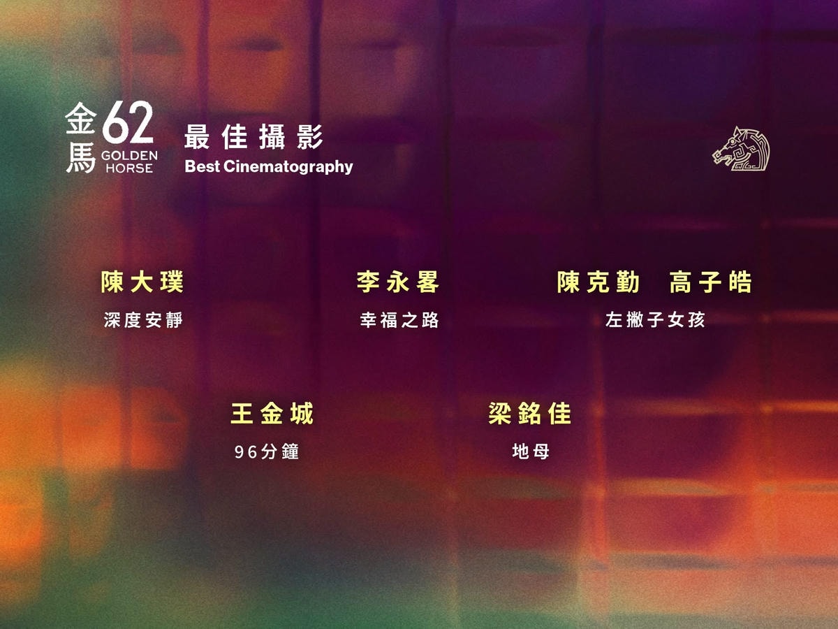 2025年金馬獎第62屆得獎名單,《大濛》拿4獎成最大贏家! - 第35張圖 2025年金馬獎第62屆得獎名單,《大濛》拿4獎成最大贏家!