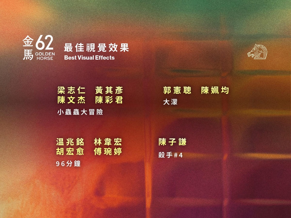 2025年金馬獎第62屆得獎名單,《大濛》拿4獎成最大贏家! - 第6張圖 2025年金馬獎第62屆得獎名單,《大濛》拿4獎成最大贏家!